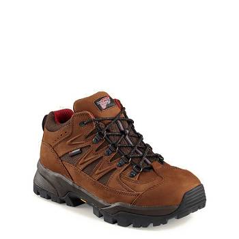 Red Wing Férfi TruHiker 3-inch Safety Toe Vízálló Bakancs Gesztenyebarna